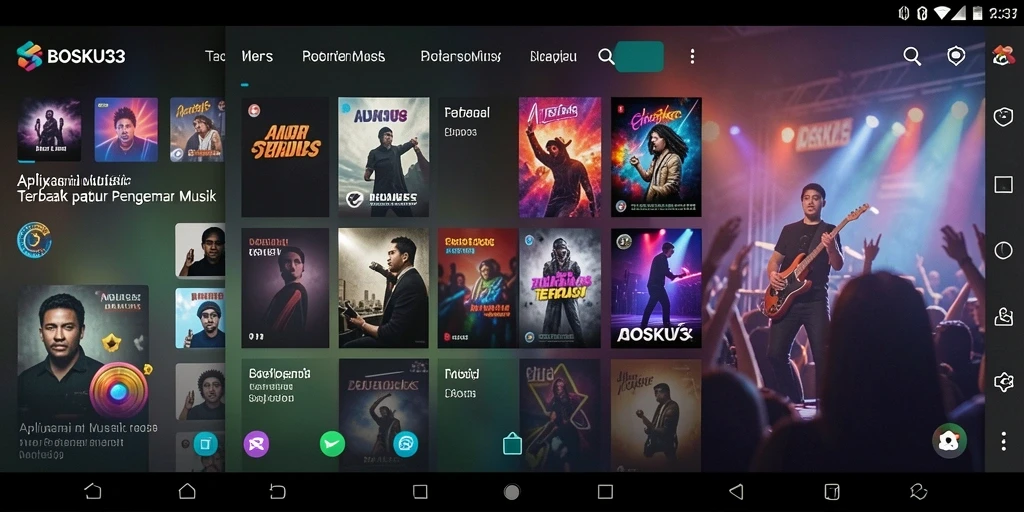 Tampilan gameplay Music yang menyenangkan dan interaktif.