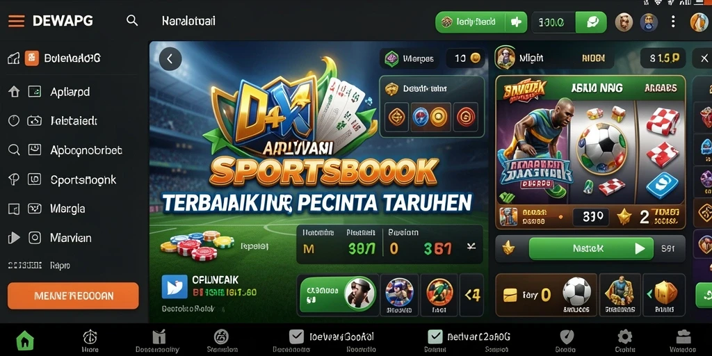 Tampilan gameplay <strong>DEWAPG</strong> yang menarik dan interaktif untuk taruhan olahraga.