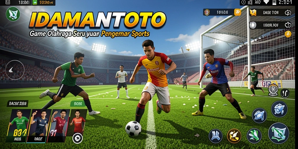 Tampilkan gameplay seru dari IDAMANTOTO dengan aksi olahraga menarik.