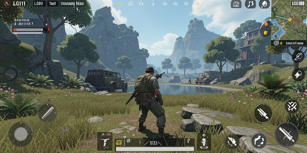 Tampilan gameplay <strong>LG111</strong> yang memukau dan penuh aksi di dunia terbuka.