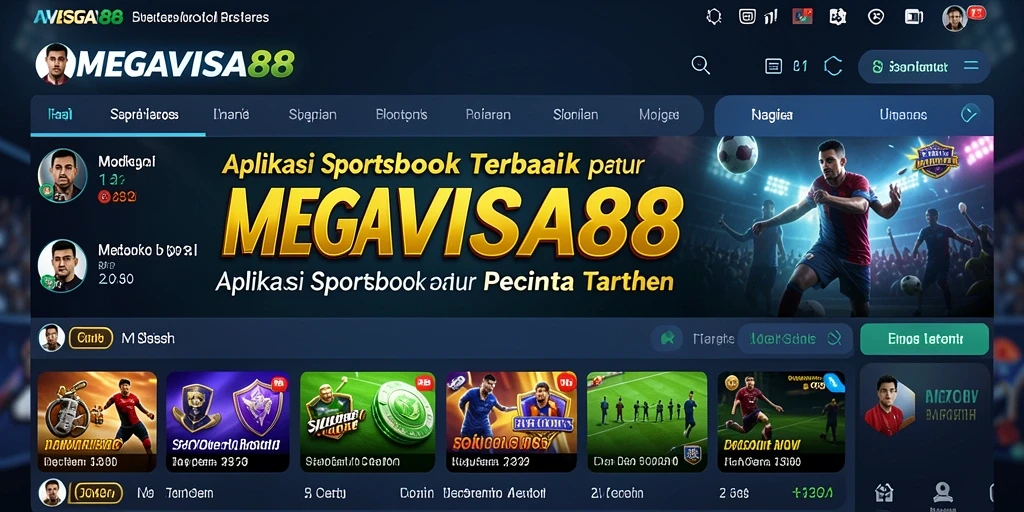 Tampilan antarmuka MEGAVISA88 yang modern dan menarik.