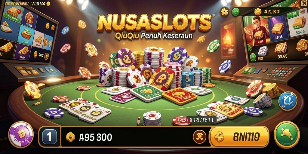 Gameplay QiuQiu NUSASLOTS yang seru dan menantang.