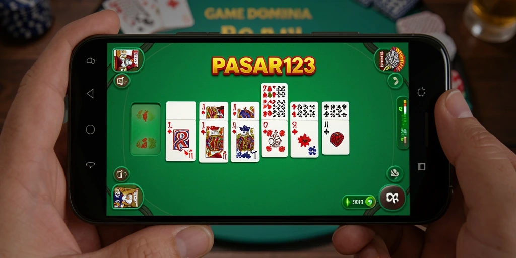 Tampilan gameplay seru dan interaktif dalam PASAR123.