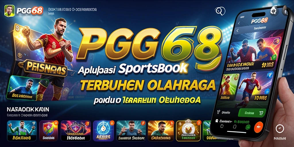 Tampilan menarik aplikasi PGG68 saat bermain taruhan olahraga.