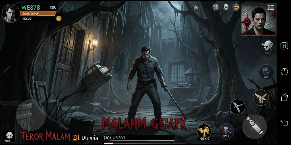 Gameplay menegangkan dengan atmosfer penuh kengerian.