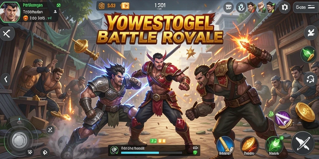 Gameplay YOWESTOGEL yang mendebarkan dalam Battle Royale.