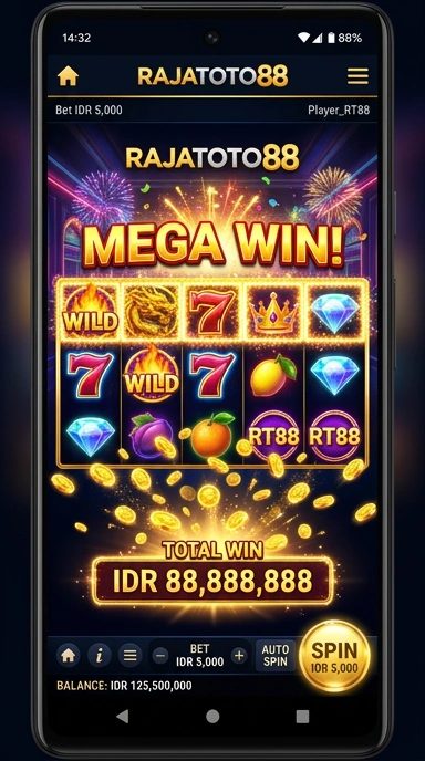 Screenshot fitur unggulan rajatoto88 yang menarik.
